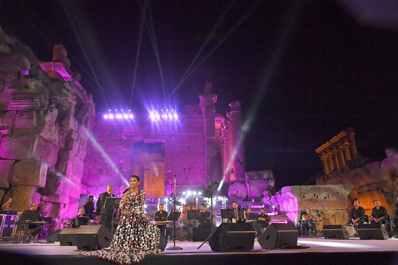 Sherine Abdel Wahab at Baalbeck Festival